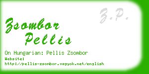 zsombor pellis business card